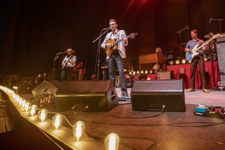 The Red Clay Strays in concert